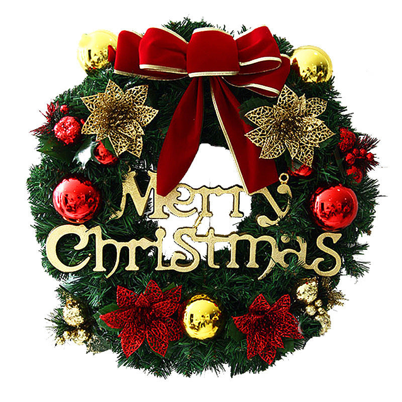 Christmas Wreath Simulation Garland Holiday Decoration