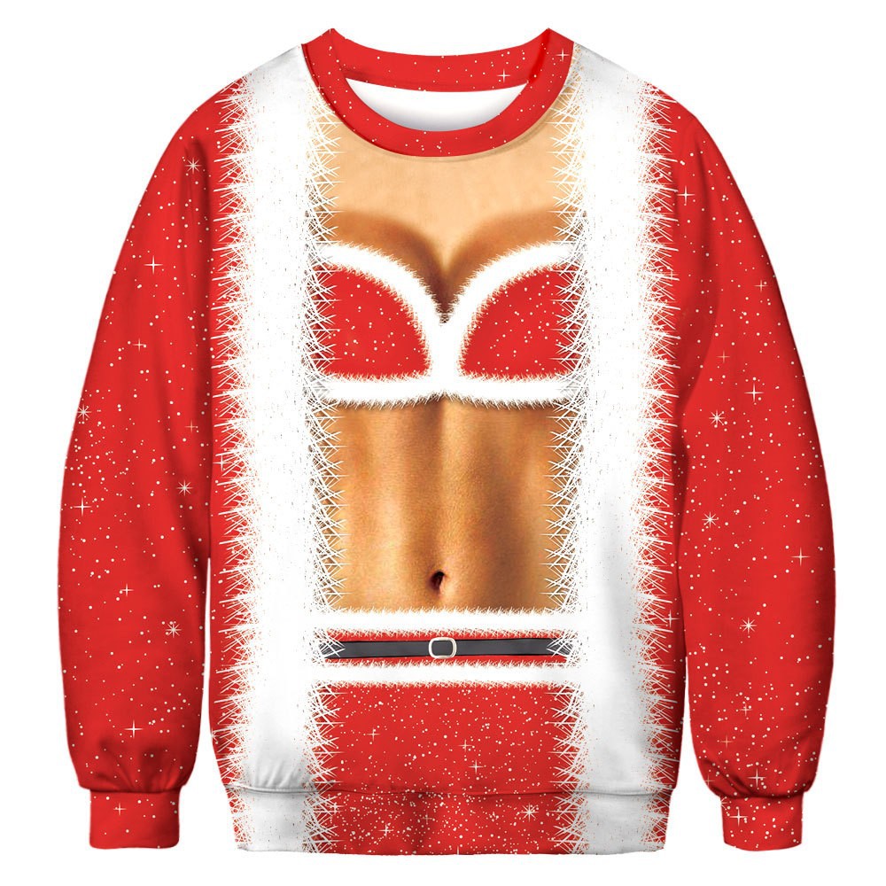 Unisex Christmas Print Hoodie