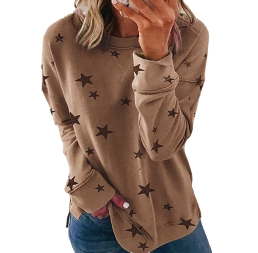Women's Loose Plus Size Long Sleeve T-Shirt