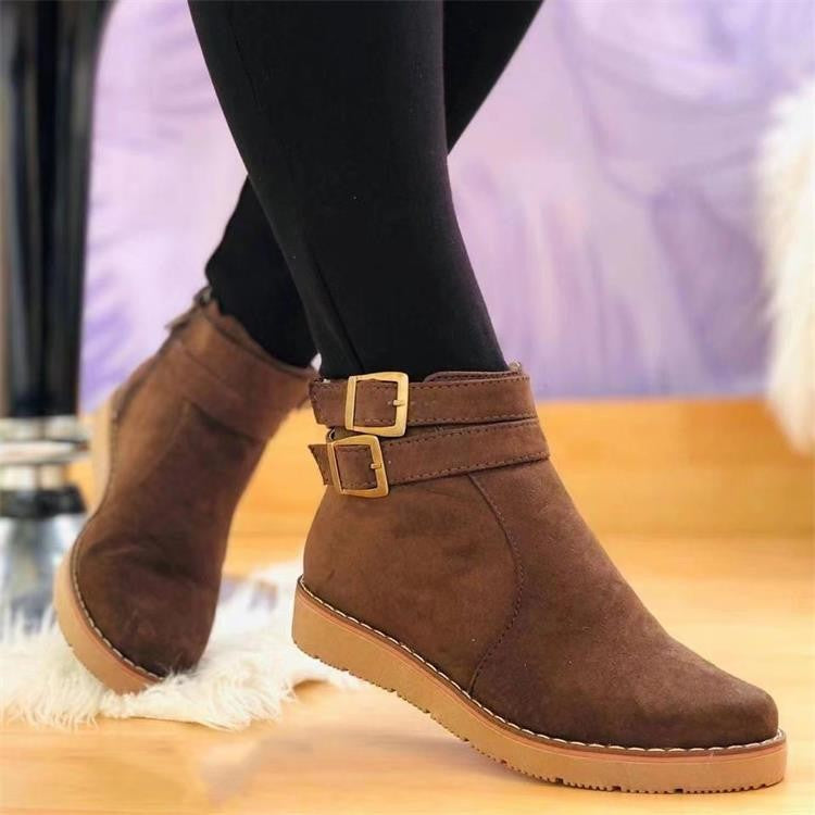 Women's Casual Flat Low Boots