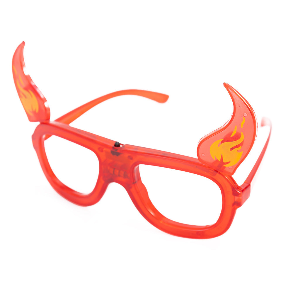 Halloween Cute LED Glowing Glasses Party Funny Pumpkin Glasses Halloween Decoration