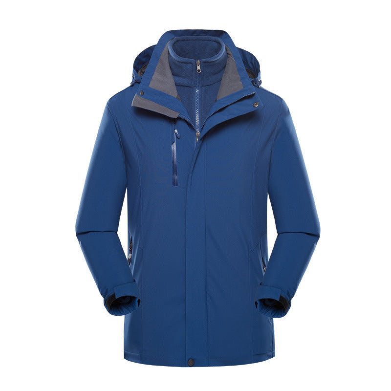 Unisex Three Piece Set Skiing Jackets Waterproof Jacket Outdoor