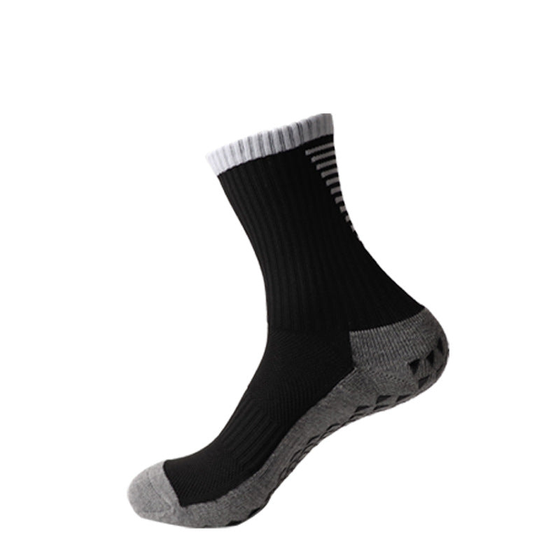 Men's Striped Non-Slip Wear-Resistant Sports Socks