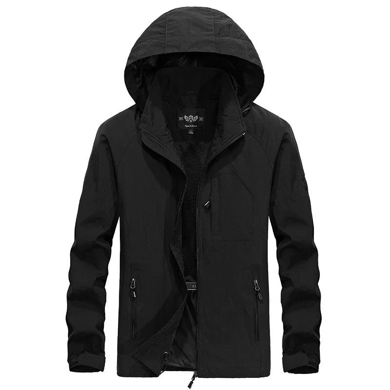 Men's Hiking Suit Waterproof Windbreaker Jacket