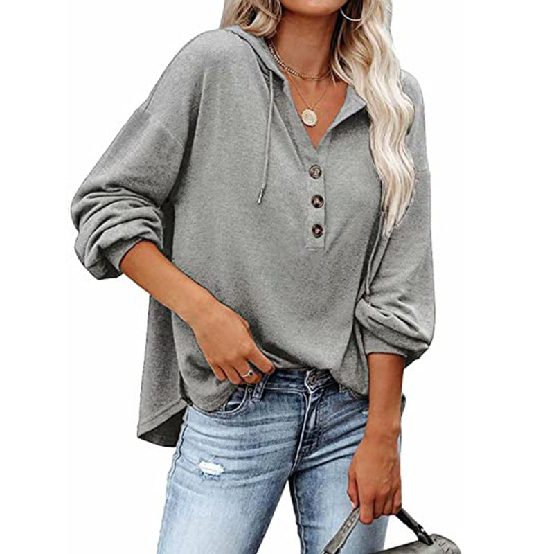 Women's Casual Loose Hoodie Sweater