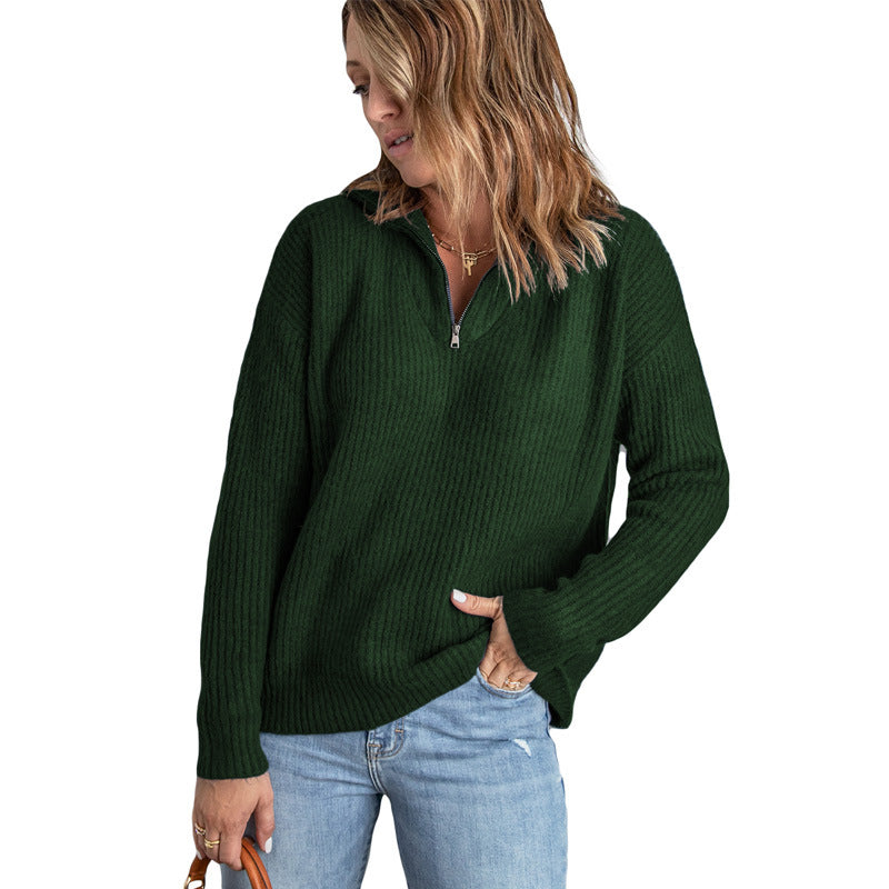 Women's Casual Knit Sweatshirt