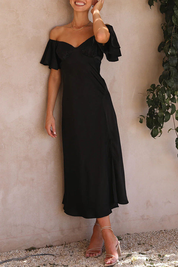 Women's Off-Shoulder Maxi Dress