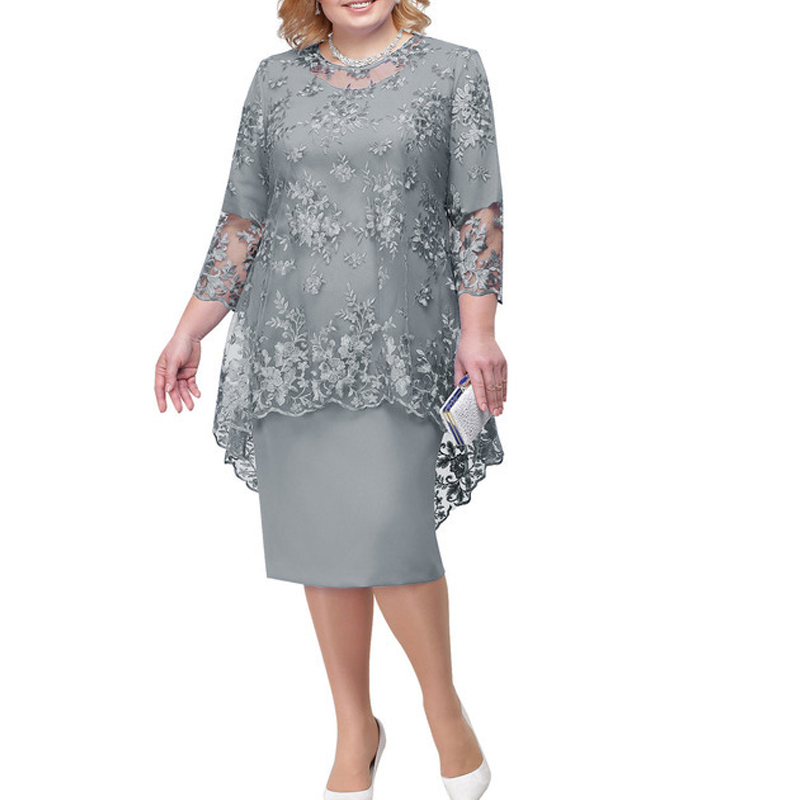 Dress Lace Embroidered Dress For Women