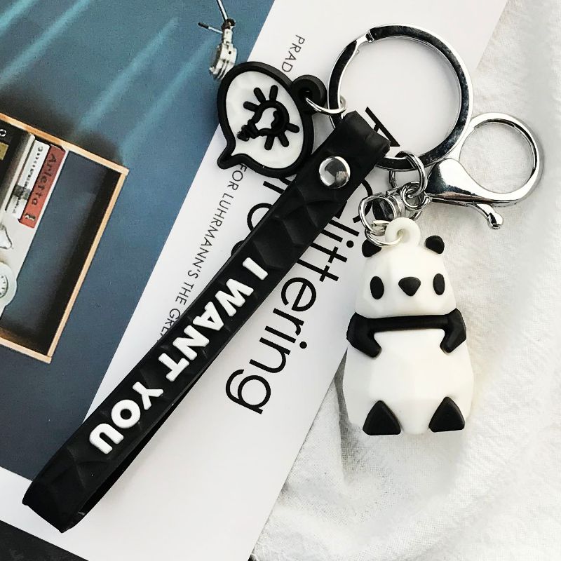 Cute Panda Keychain Pendant Ornament
