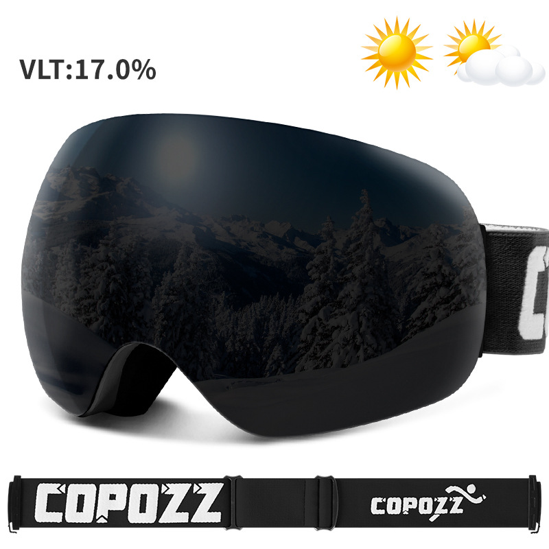 COPOZZ Ski Goggles Anti-fog Goggles Ski Equipment