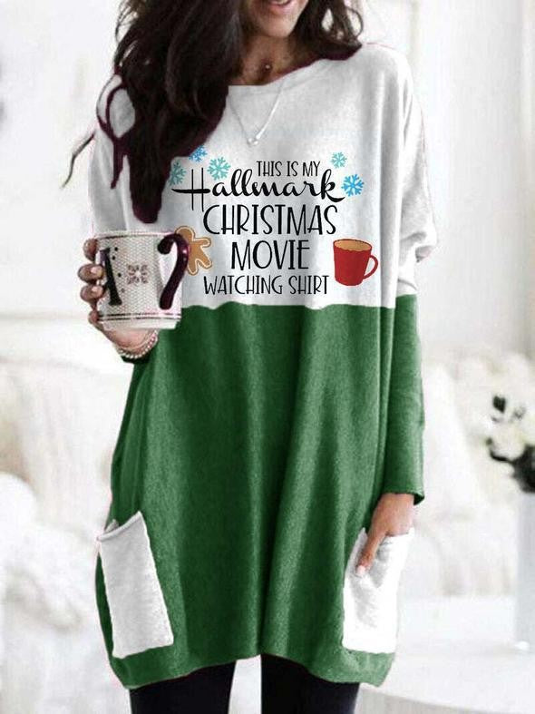 Women's Casual Loose Christmas T-Shirt