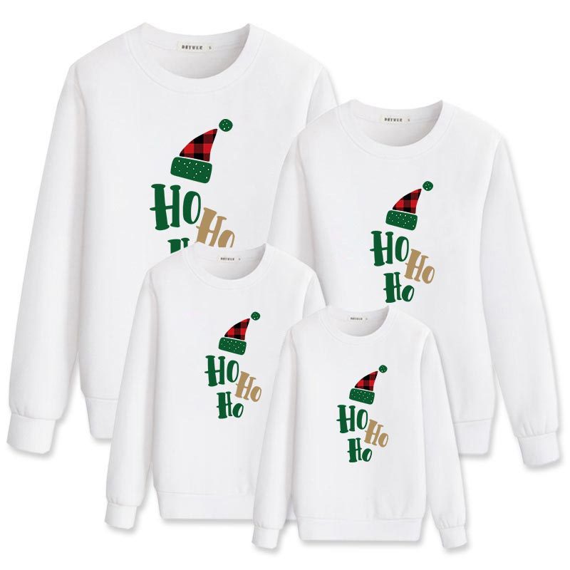Family T-shirt with Christmas Print