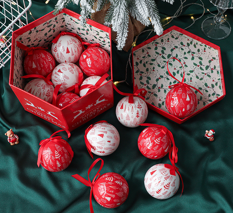 Christmas Snowflake Snowman Bubble Christmas Tree Ornament