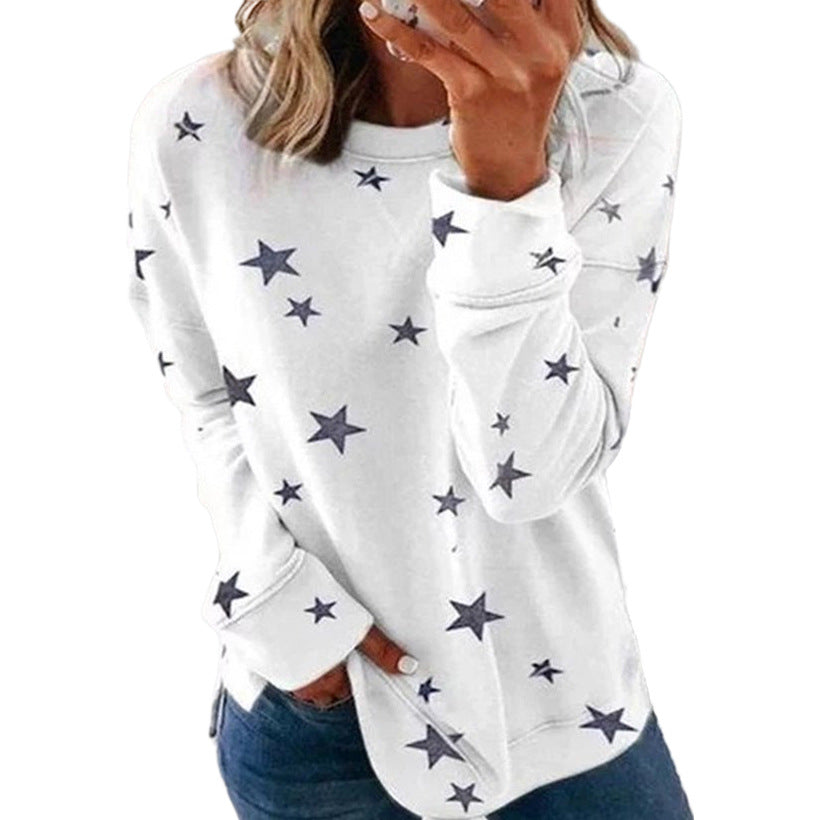 Women's Loose Plus Size Long Sleeve T-Shirt