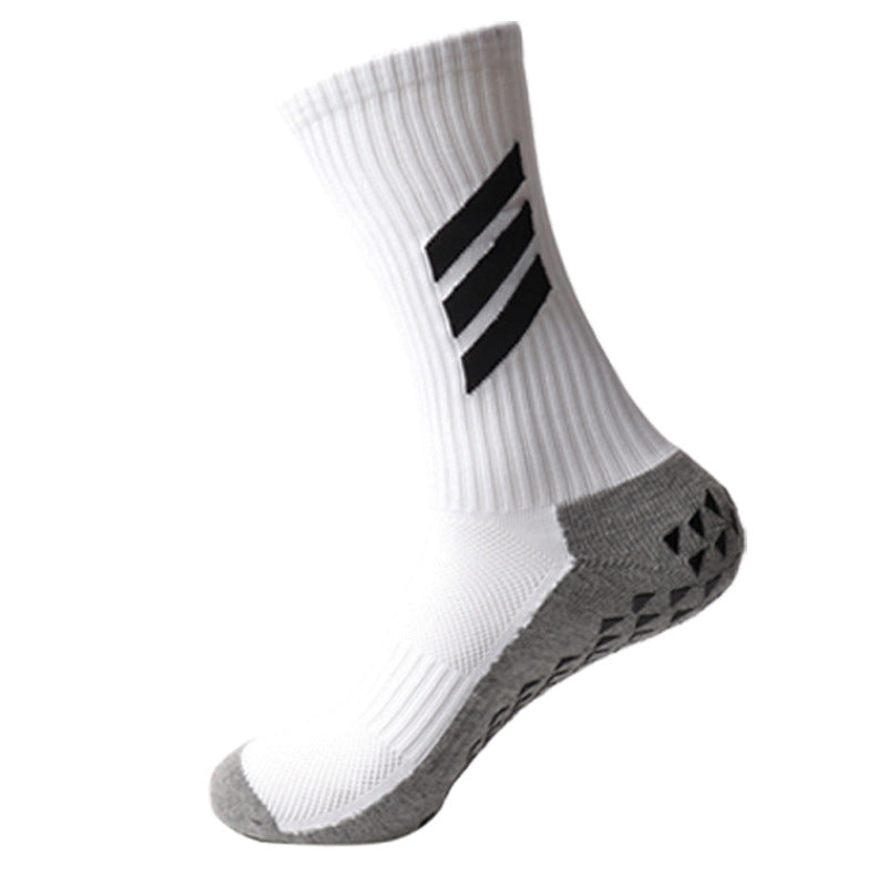 Men's Striped Non-Slip Wear-Resistant Sports Socks