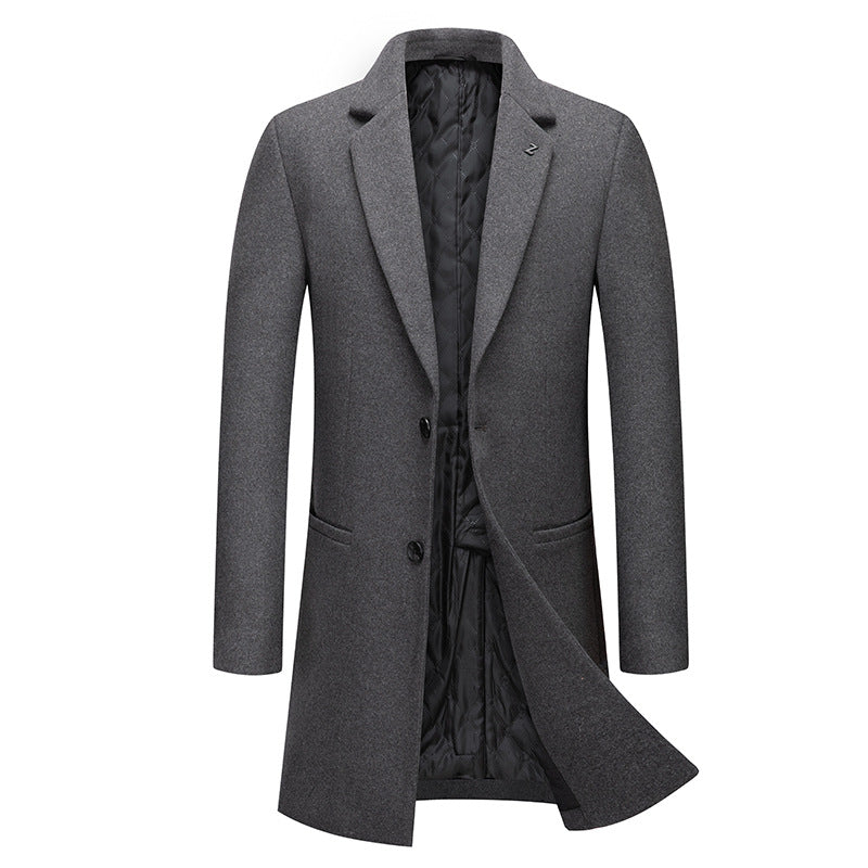 Men's Thickened Wool Slim Fit Jacket