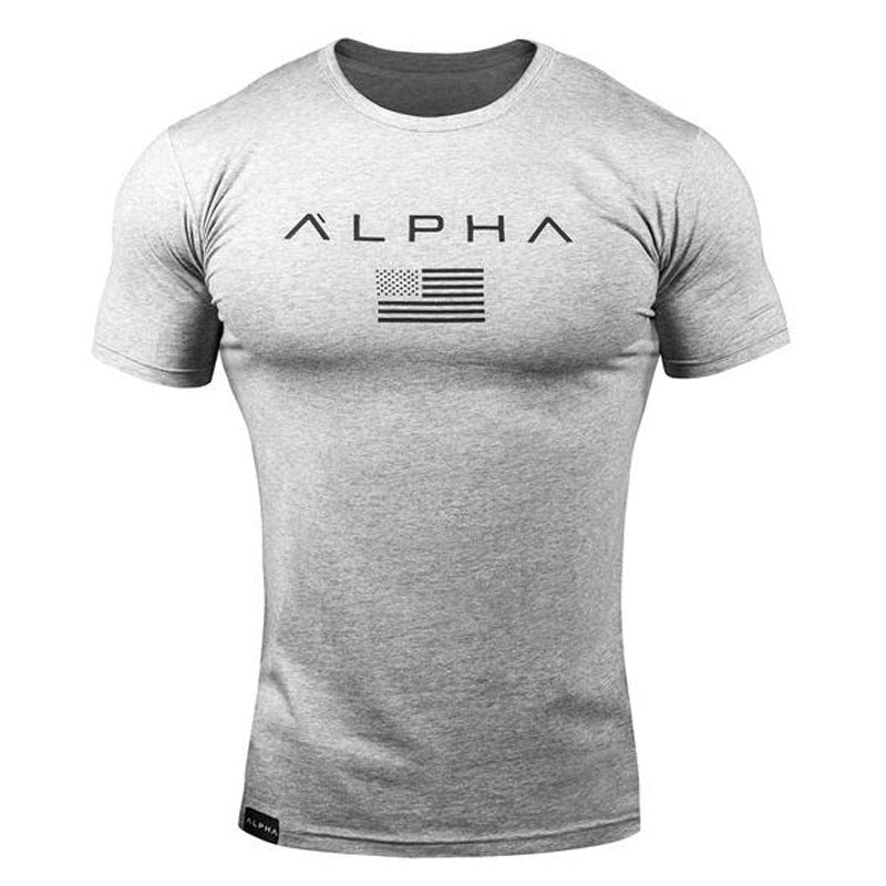 Men's Running Training Stretch Short Sleeve T-shirt