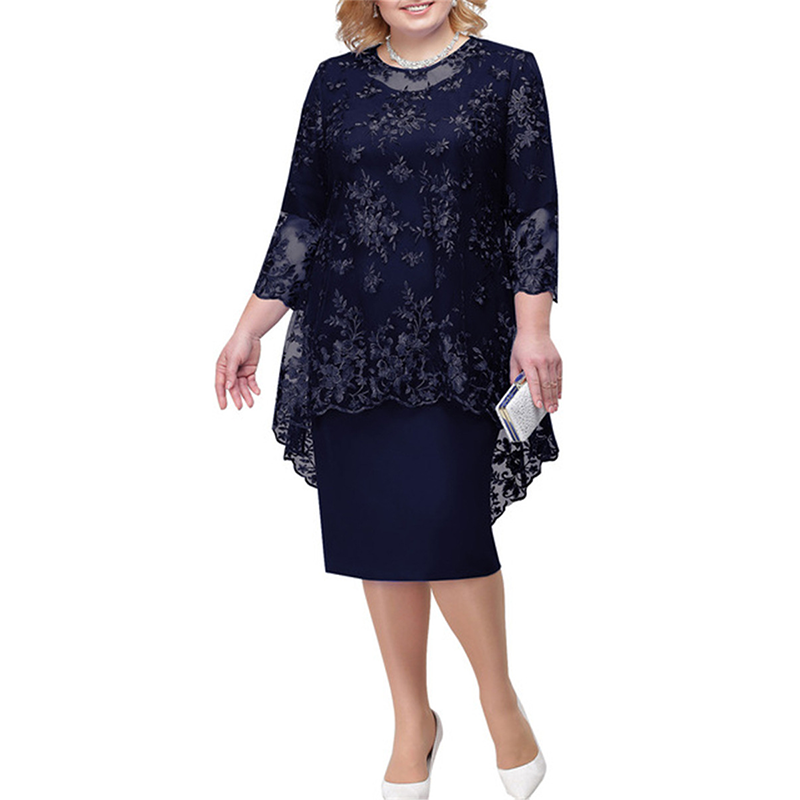 Dress Lace Embroidered Dress For Women
