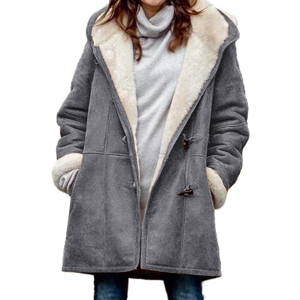 Women's Long Sherpa Lined Jacket