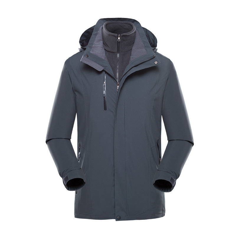 Unisex Three Piece Set Skiing Jackets Waterproof Jacket Outdoor