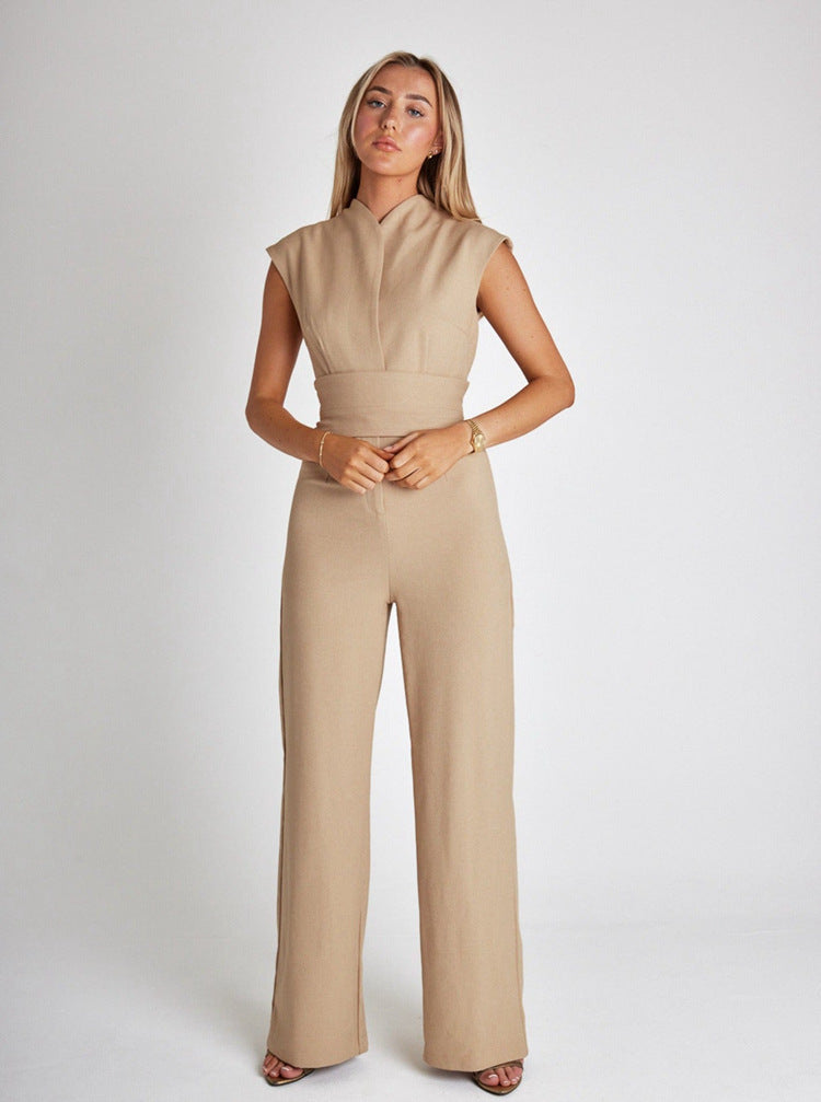 Women's Sleeveless Loose Jumpsuit