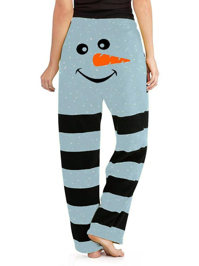 Women's Plaid Christmas Casual Pants