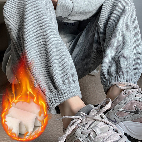 Women Winter Thicken Loose Sweatpants Casual Pants