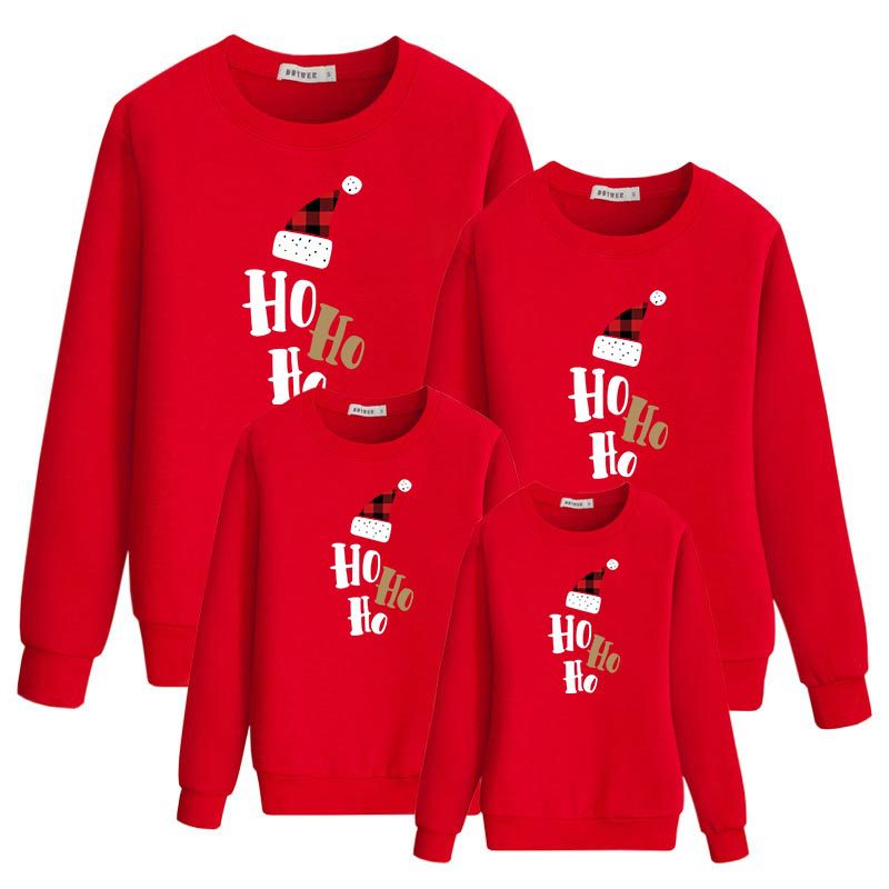 Family T-shirt with Christmas Print
