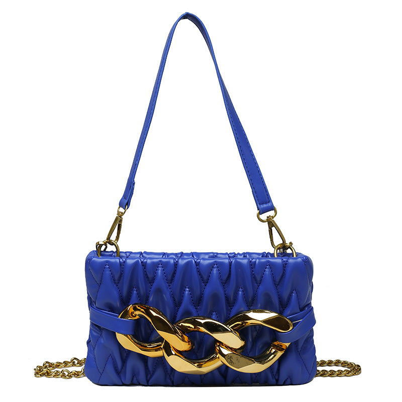 Woman Fold Chain Cross-border Small Square Bag