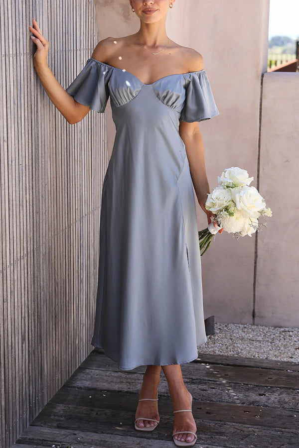 Women's Off-Shoulder Maxi Dress