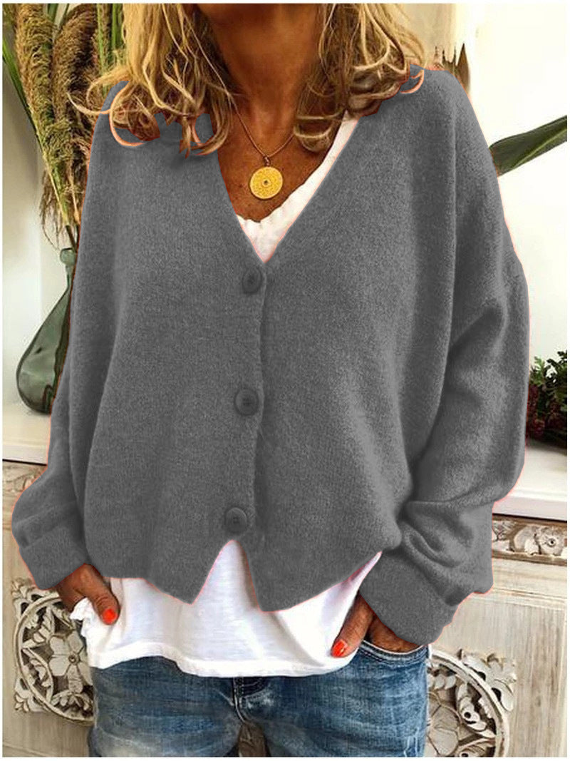Women's Loose Sweater Knitted Jacket
