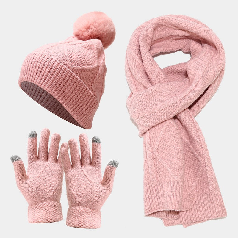 Unisex Winter Hat Scarf And Gloves