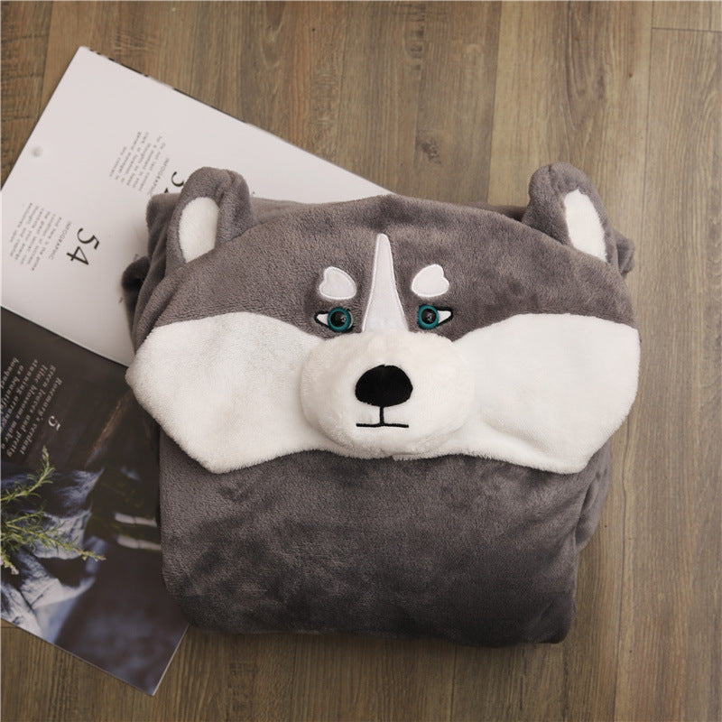 Flannel Home Warm Panda Shawl Quilt