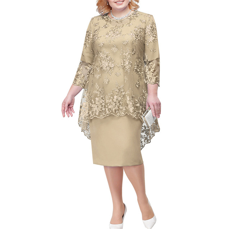 Dress Lace Embroidered Dress For Women