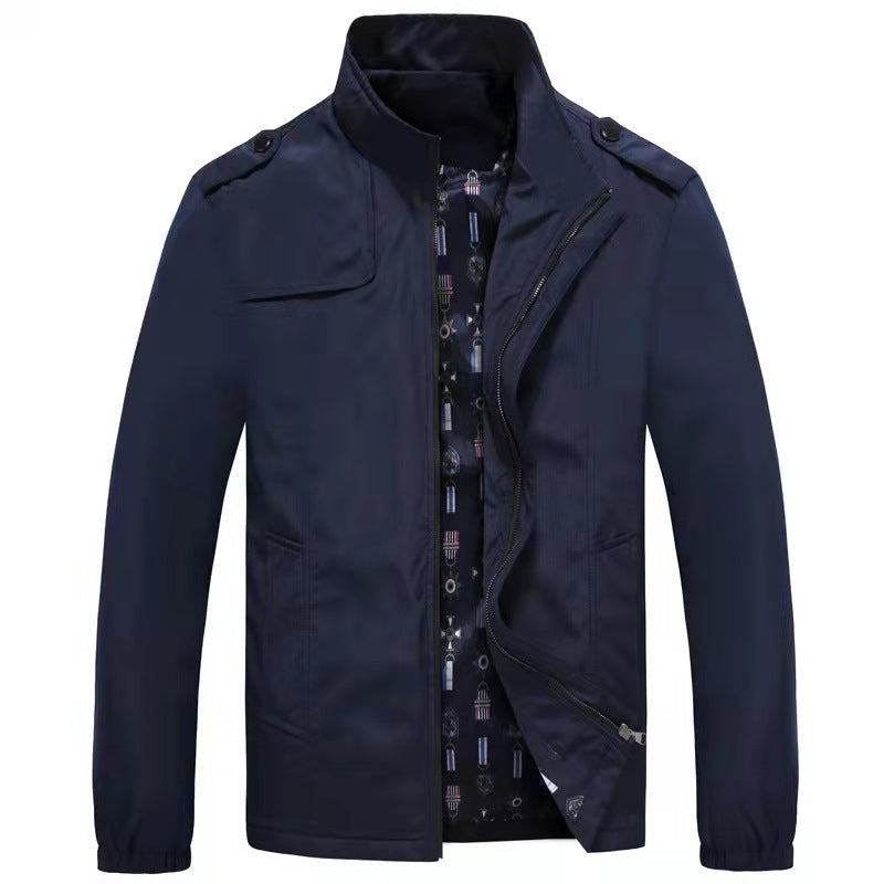 Men's Fitted Coats Casual Trench Coat Jacket