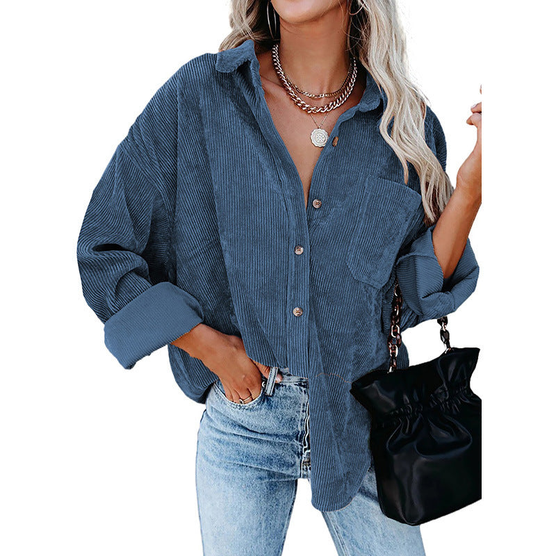 Women's Corduroy Shirt Jacket