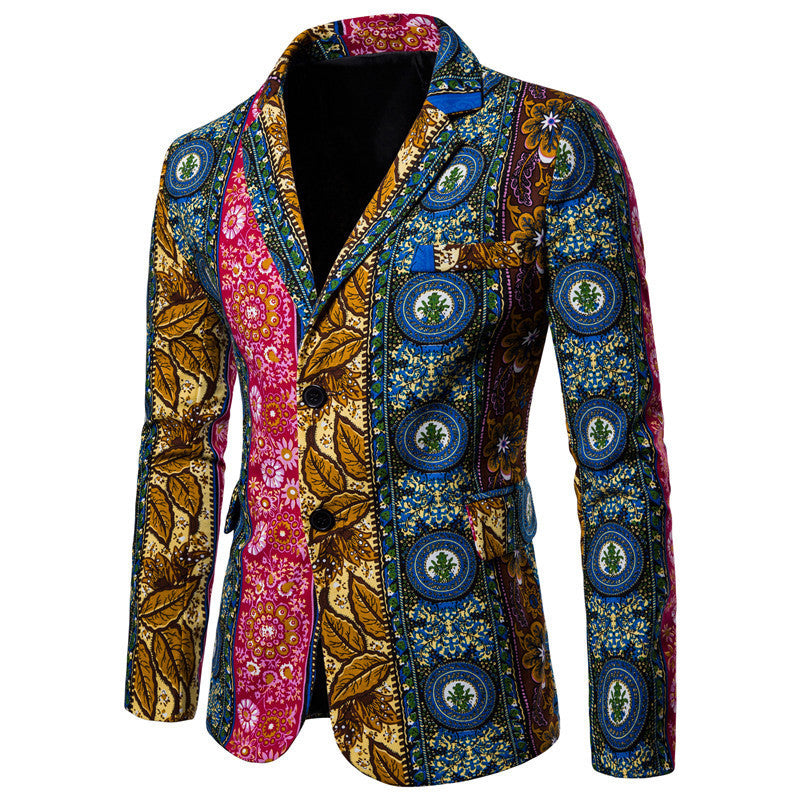 Men's Ethnic Style Slim Formal Jacket