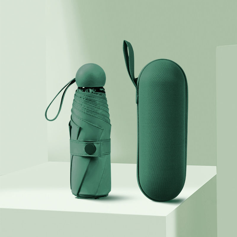 Pocket Capsule Folding Umbrella Sun Umbrella
