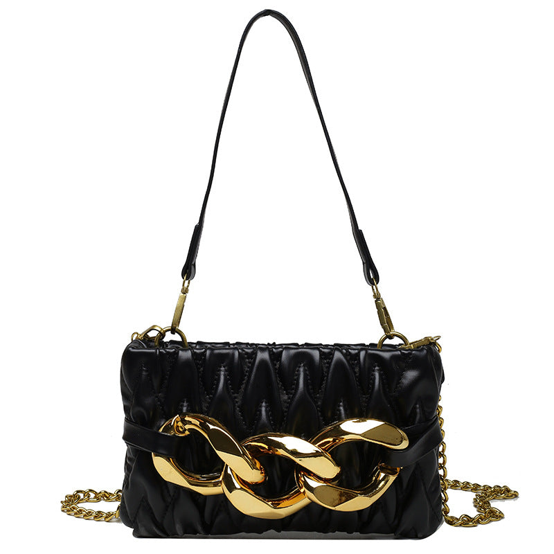 Woman Fold Chain Cross-border Small Square Bag