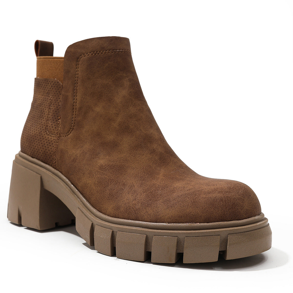 Women's Platform Chunky Heel Boots