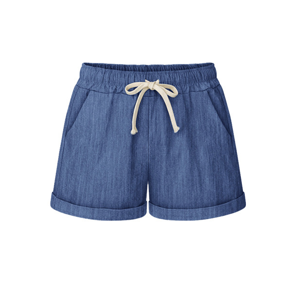 Women's Solid Color Casual Cotton Linen Shorts Pants