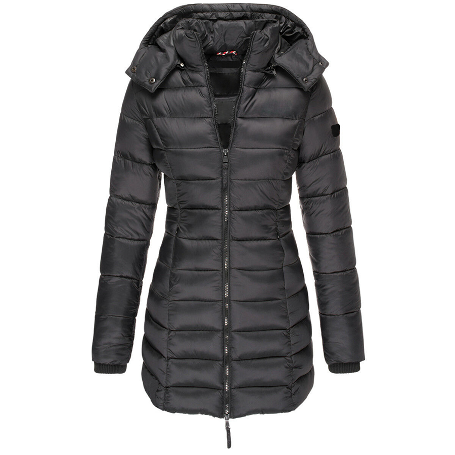 Women's Mid-length Slim-fit Padded Jacket Warm Down Padded Jacket