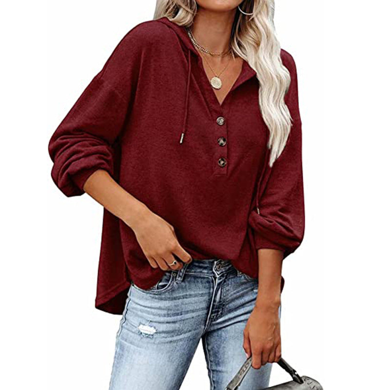 Women's Casual Loose Hoodie Sweater