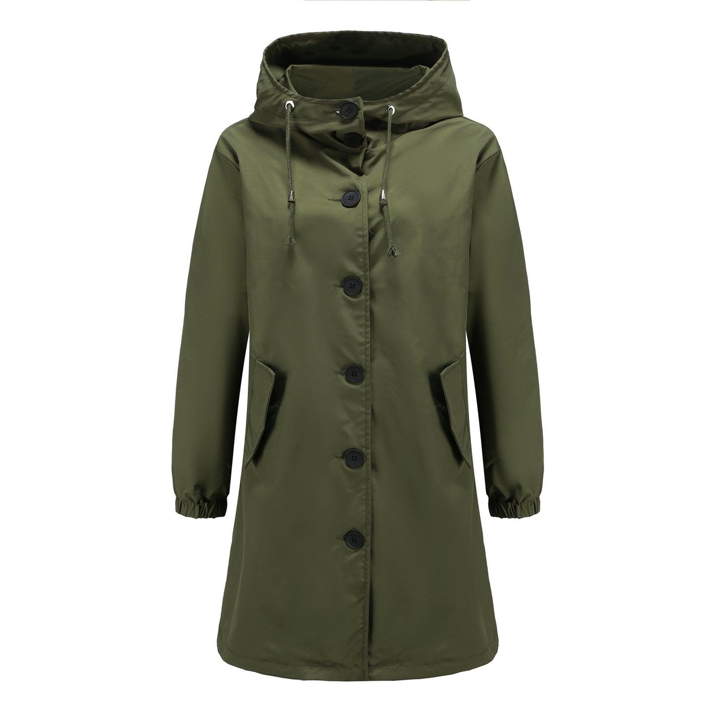 Women's Casual Long Loose Large Size Outdoor Jacket