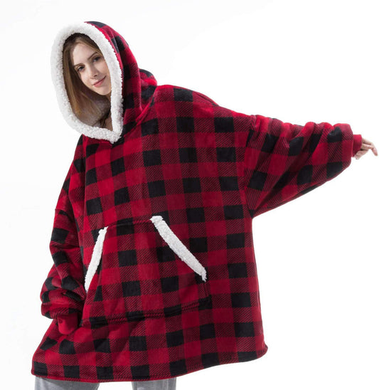 Unisex Lambskin Home Casual Plush Sweater