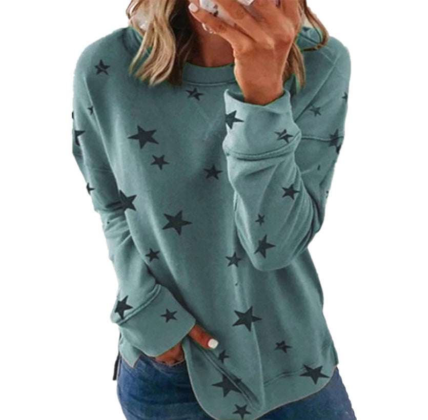 Women's Loose Plus Size Long Sleeve T-Shirt
