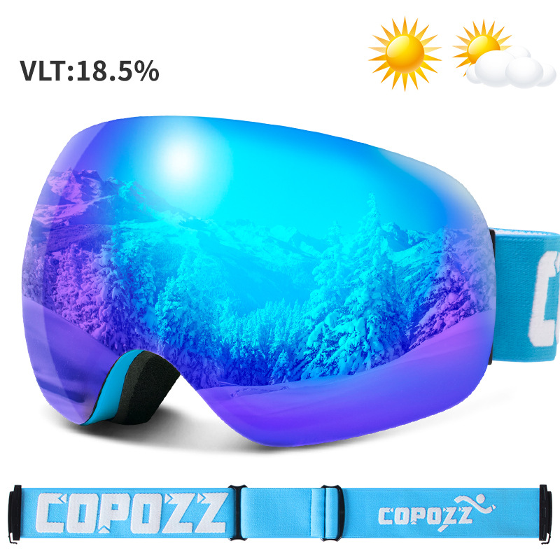 COPOZZ Ski Goggles Anti-fog Goggles Ski Equipment