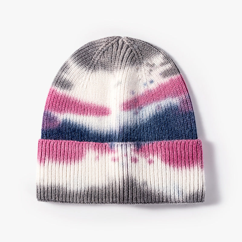 Unisex Fashion Tie-dye Knitted Hat