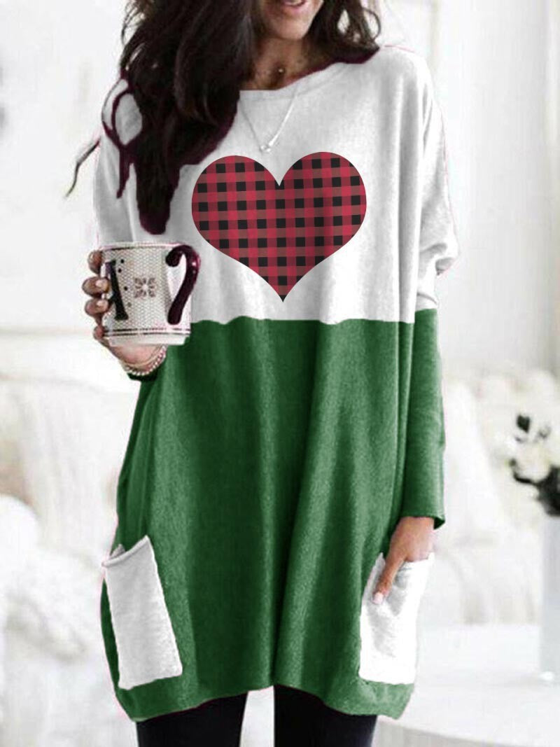 Women's Casual Loose Christmas T-Shirt