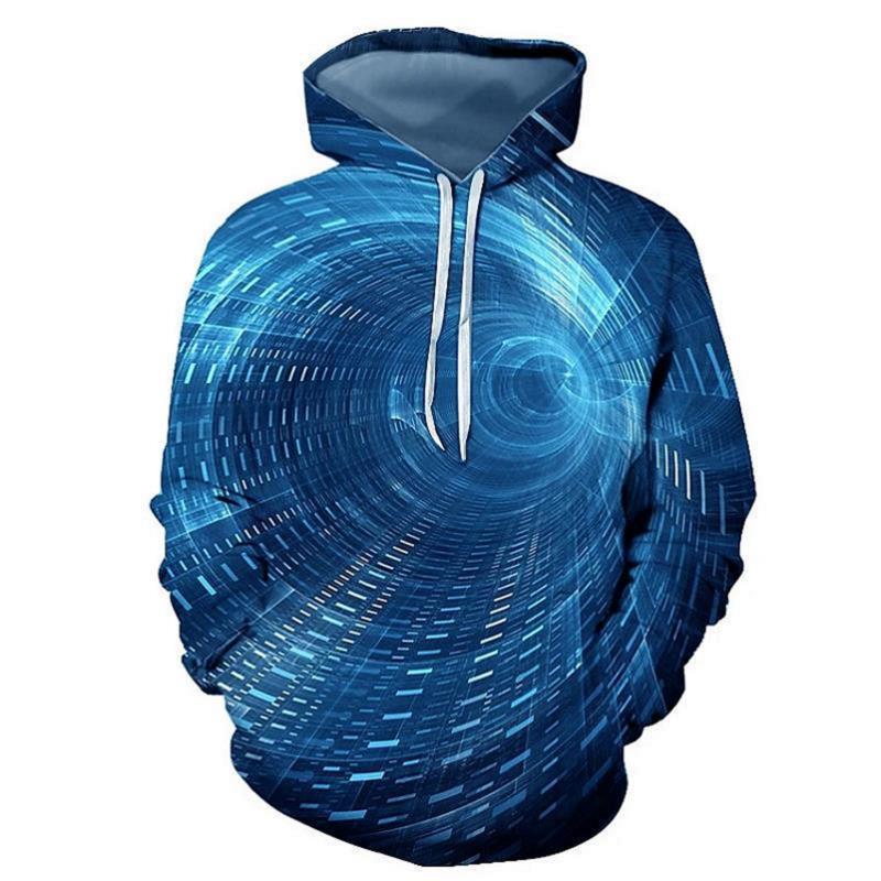 Men's Sweatshirt 3D Abstract T-Shirt Printed Long Sleeves